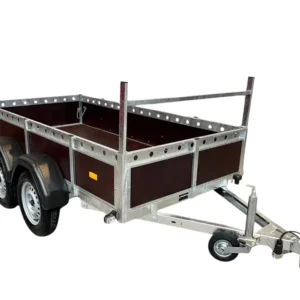 Remorque double essieux 257x132 cm