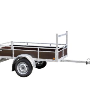 Remorque simple essieu 257x132 cm